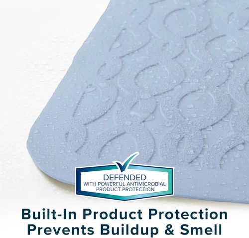 Vista 6 de SlipX Solutions Tapete de seguridad de goma grande y duradero de 27 x 15 pulgadas, siéntete seguro y seguro en tu baño o ducha, textura