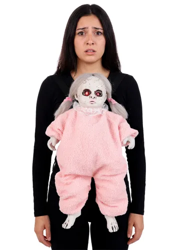 Vista 2 de Acompañante de Disfraz Interactivo Bebé Zombi Riley Llorando de 2FT Multicolor