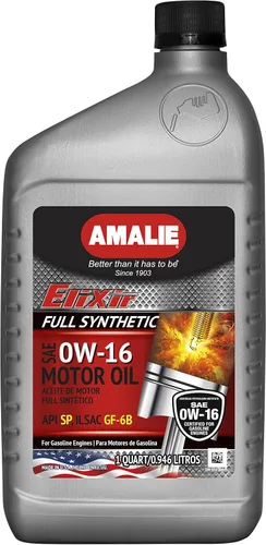 Vista 2 de Elixir 0W-16 Aceite de motor completamente sintético (160-65736-56) Botella de 1 cuarto de galón, paquete de 12 Hecho en EE. UU