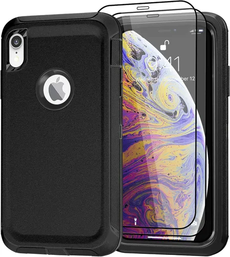 Vista 11 de Funda para iPhone 14 Pro Max de 6.7 pulgadas con clip para cinturón con 2 protectores de pantalla, 2 protectores de lente de cámara, cubierta