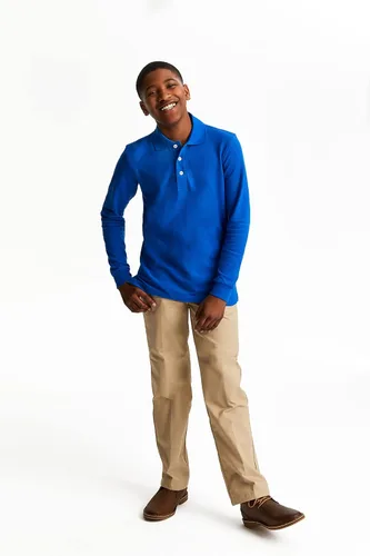 Vista 6 de French Toast - Camisa tipo polo de manga larga para niño