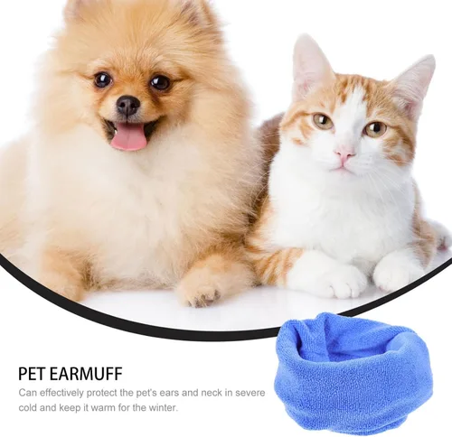 Vista 5 de Mipcase Orejeras de aseo para gatos y perros, orejeras portátiles para perros, sudaderas con capucha para perros y gatos, orejeras multifunción