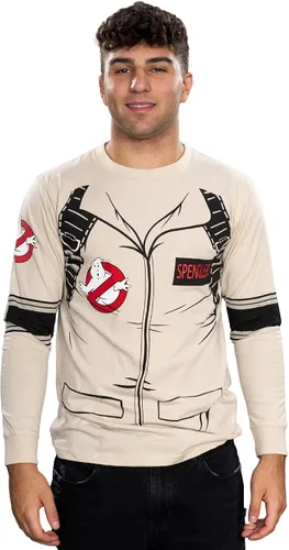 Vista 2 de Camiseta de manga larga para adultos con estampado gráfico de Cazafantasmas Spengler