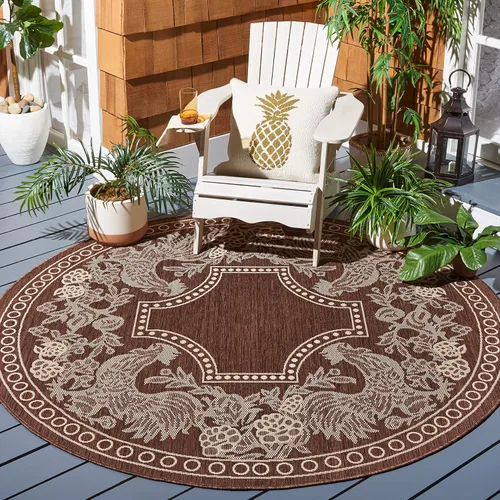 Vista 20 de SAFAVIEH Courtyard Collection - Alfombra de pasillo, 2 pies 3 pulgadas x 6 pies 7 pulgadas, color negro y arena, no desprende pelusa y de fácil