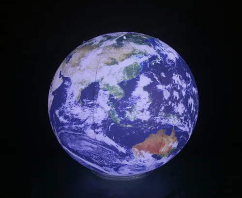 Vista 5 de 40" globo inflable, globo inflable del planeta de la tierra para la decoración educativa de la institución/el planetario/la tienda/del club