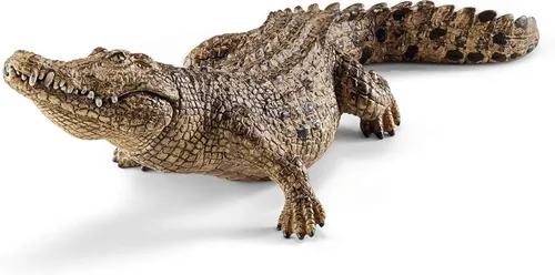 Vista 6 de Schleich Wild Life, juguete realista de animales salvajes para niños y niñas, figura de juguete de cocodrilo con mandíbula móvil