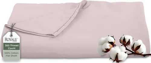 Vista 13 de Royale Linens Sábana encimera de 300 hilos de 100 % algodón peinado de fibras largas, súper suave, sábana encimera de tamaño individual se vende por