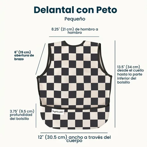 Vista 4 de Tiny Twinkle Babero a prueba de desorden para niños Babero impermeable para comer Delantal de bebé para alimentar, lavable a máquina, regalo