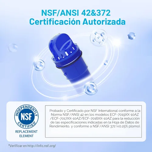 Vista 3 de 2 paquetes de filtros de agua de repuesto para jarra para todos los sistemas de filtración PUR®, PUR® Plus para jarra y dispensador, CRF950Z