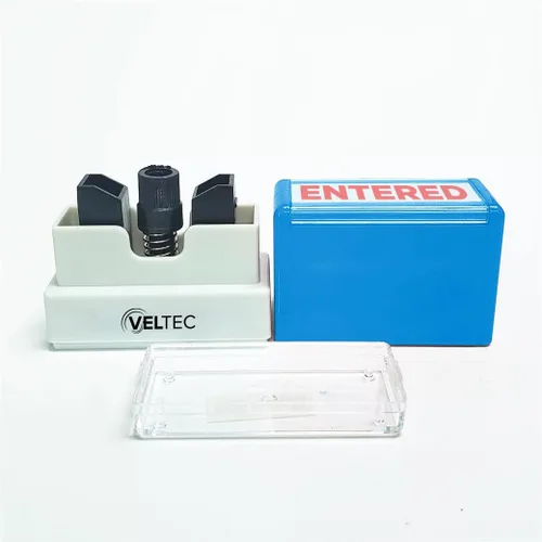 Vista 5 de Veltec Sello de Mensaje Preentintado Premium, Tinta Roja (Aprobado)