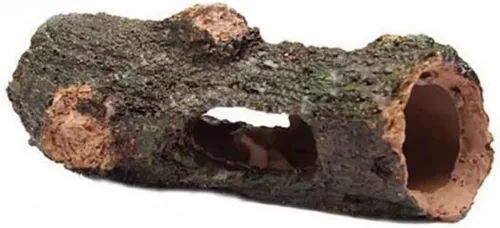 Vista 3 de Acuario de tronco de madera para acuario, decoración de tronco de árbol hueco, pecera, madera flotante, acuario, escondite, cueva, adorno