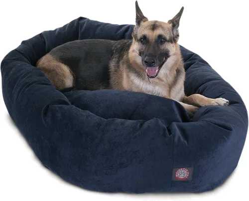 Vista 21 de Majestic Pet Villa - Cama para perros de espuma viscoelástica triturada de 32 pulgadas para perros de tamaño mediano, 32 x 23 x 7 pulgadas, cama