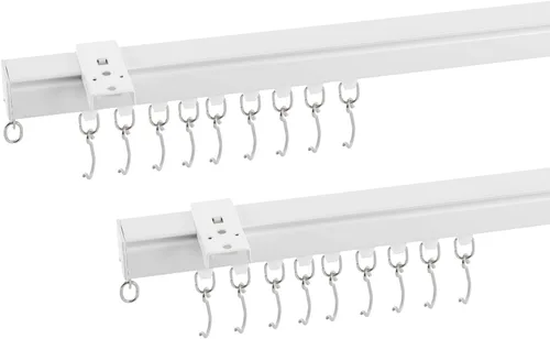 Vista 11 de Sistema de cortinas inteligentes, compatible con control remoto, aplicación o control por voz, abridor de cortinas inteligentes automatizado, barra