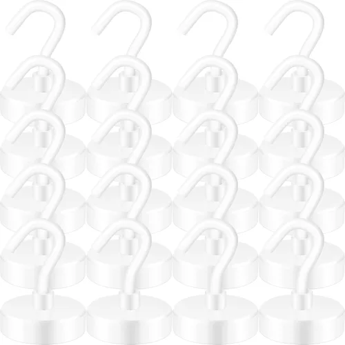 Vista 44 de Neosmuk Ganchos magnéticos, esenciales para cruceros, más de 32 libras, ganchos magnéticos resistentes para cabinas de cruceros, refrigerador