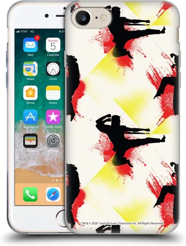 Vista 193 de Head Case Designs Funda de gel suave con licencia oficial de Cobra Kai Gold Medal Graphics compatible con Apple iPhone 7 Plus/iPhone 8 Plus