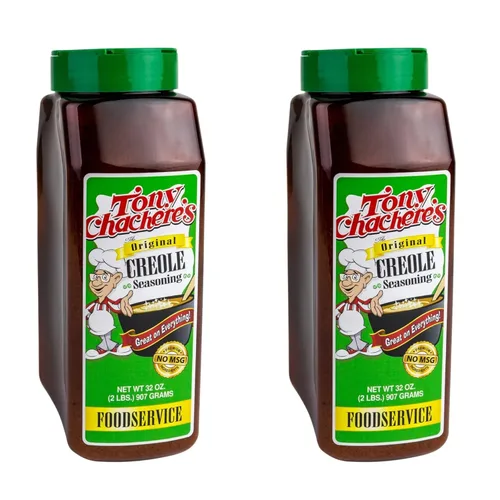 Vista 8 de Tony Chachere's Condimento Creole 32oz (Paquete de 2 sin paquete de sal)