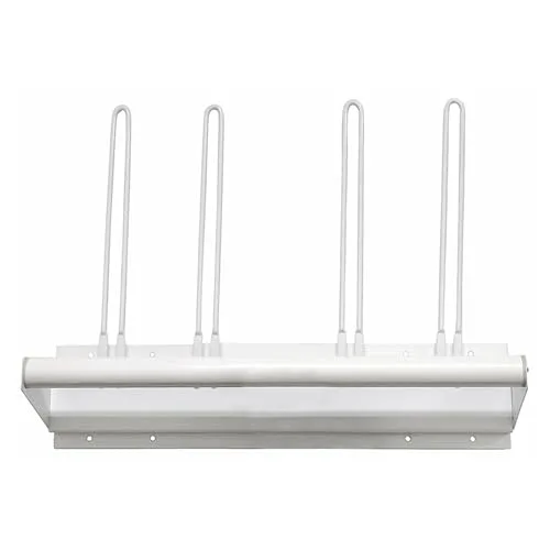 Vista 6 de Soportes de pared para delantales de rayos X, estilo barra, 2 soportes para guantes