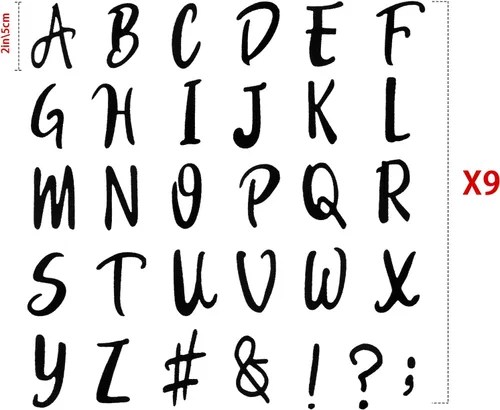 Vista 2 de Outus 279 Piezas Letras Navideñas para Planchar de 1.5 Pulgadas A-Z Letras de Transferencia de Flocado Adhesivos Letras de Flocado para Planchar