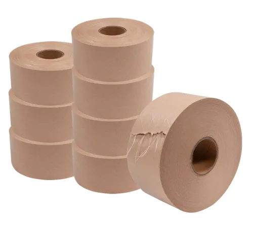 Vista 9 de Mytee Products 16 rollos de cinta activada por agua de 2.75 pulgadas x 450 pies, cinta adhesiva reforzada para el paquete, cinta de papel kraft