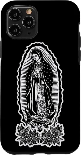 Vista 27 de Funda para iPhone 16 Nuestra Señora Virgen De Guadalupe Virgen María Tattoo Hombres Mujeres