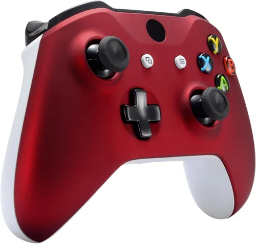 Vista 4 de eXtremeRate Replacement Front Housing Shell for Xbox One SX Controller, Red Custom Kit Faceplate Cover Case for Xbox Wireless Controller (Model 1708)