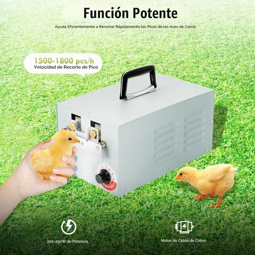 Vista 3 de Pollo automático Debeaking Machine, equipo eléctrico del corte del pollo Debeaker de la máquina 110V Debeaking