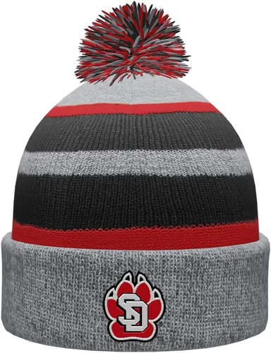 Vista 83 de NCAA Prime - Gorro de punto de invierno con pompón plegable