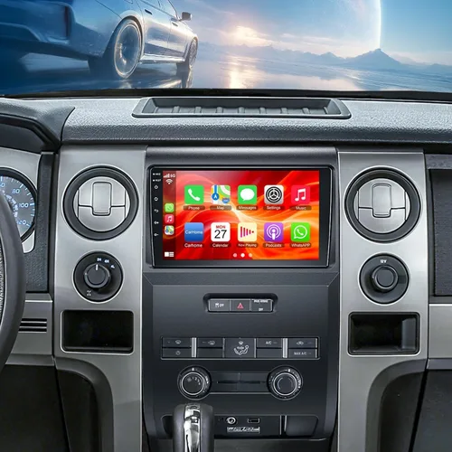 Vista 9 de para Ford Explorer 2011-2019 Radio de Coche Android 15 2+64 8 núcleos, Radio de Coche con Pantalla Táctil IPS de 12.1" Integrado GPS Inalámbrico