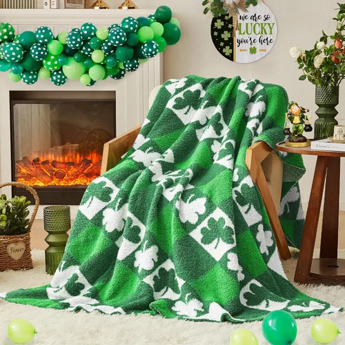 Vista 25 de CYMULA Manta de Punto Súper Suave Tamaño Throw Beige - Ligera Afelpada Esponjosa Mullida Cálida Acogedora Mantas y Throws para Sofá Cama Uso
