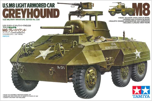 Vista 2 de Tamiya Models Coche blindado M8 Greyhound