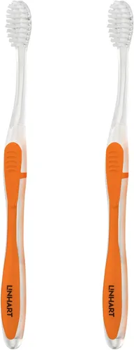 Vista 8 de LINHART Cepillo de dientes extra suave – Cepillo de dientes blanqueador de dientes con cerdas de longitud múltiple..