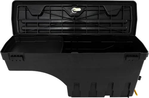 Vista 9 de ROADFAR Caja de almacenamiento de repuesto para caja de camioneta para Ford F-150 2015-2022, tapa con cerradura con llave 2015-2022, cajas