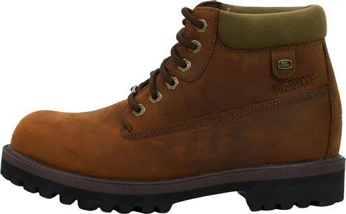 Vista 7 de Skechers Botas impermeables para hombre Sargeants veredict, Marrón