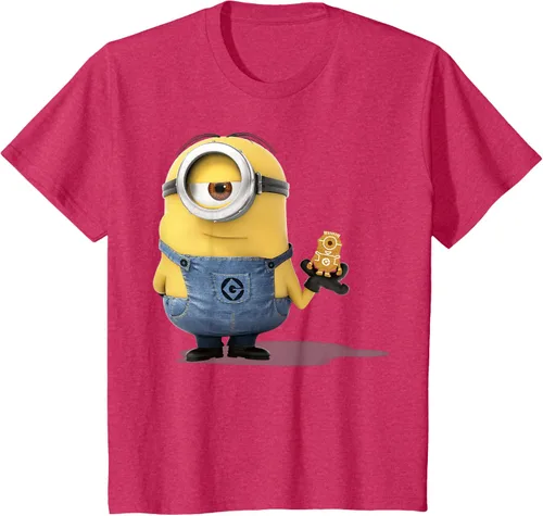 Vista 78 de Camiseta Despicable Me Minions Holding A Ginger Bread Minion Retrato Pequeña