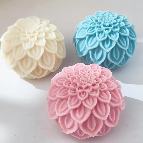 Vista 9 de Molde de silicona de fundición de resina animal de cilindro de ciervo para decoración casera y fabricación de velas Molde espiral de onda
