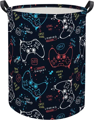 Vista 13 de Cesta de Ropa Sucia para Bebé Canasta para Bebé para Guardería de Niño y Niña Lindo Contenedor Organizador de Almacenamiento de Juguetes para Niños