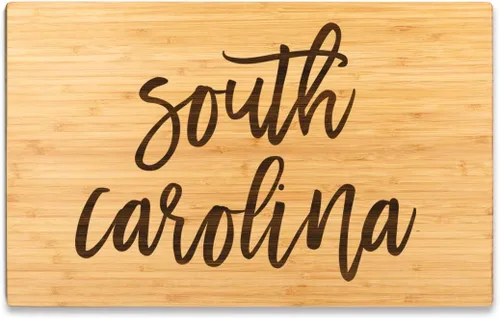 Vista 37 de Andaz Press Alabama State - Tabla de cortar de madera de bambú, 17.75 x 11 pulgadas, caligrafía, paquete de 1, tabla de cortar grande grabada