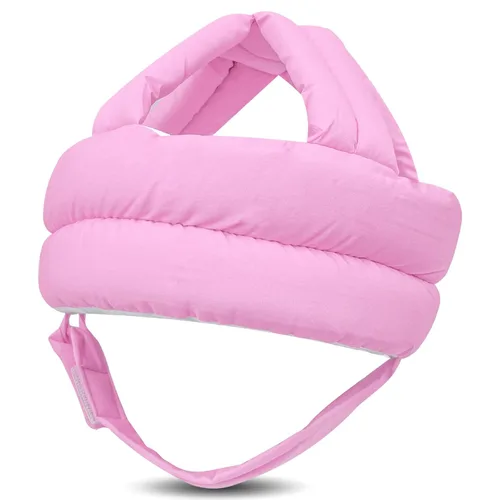 Vista 10 de Protector de cabeza de bebé, casco de bebé para gatear, caminar, sin golpes, cabeza de seguridad, gorra protectora ajustable para caminar, jugar