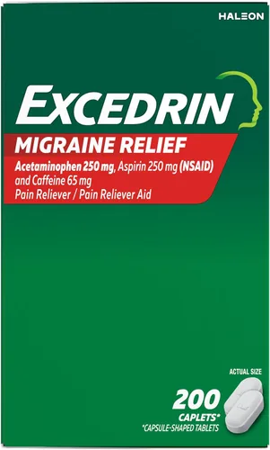 Vista 12 de Excedrin Comprimidos para aliviar la migraña para aliviar los síntomas de la migraña - 200
