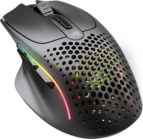 Vista 13 de Glorious Gaming Model I 2 ratón para juegos con cable: 9 botones programables (2 intercambiables), 66g superligero, sensor óptico 26k, interruptores