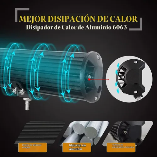 Vista 6 de SKYWORLD Kit de barra de luz LED de 20 pulgadas y 420 W con soporte
