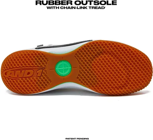 Vista 5 de AND1 Scope - Tenis de baloncesto para mujeres y hombres, tenis de baloncesto de caña media para interiores o exteriores, talla 6 a 17.5 para mujer