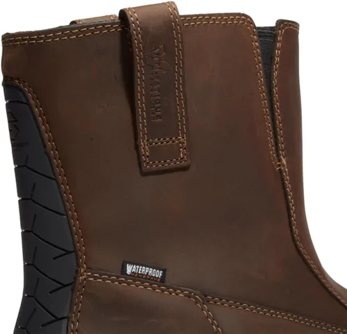 Vista 8 de Timberland PRO Men's True Grit Chelsea Composite Safety Toe Waterproof Marrón oscuro V1