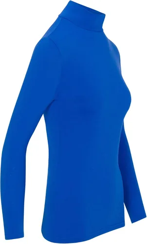 Vista 6 de Natural Uniforms Camiseta de manga larga con cuello alto falso para mujer