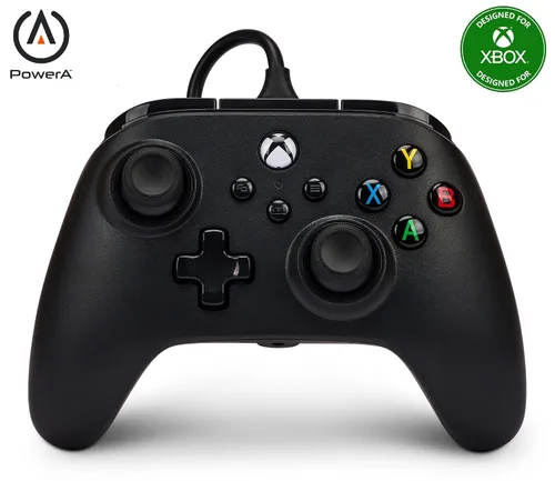 Vista 11 de PowerA Nano Enhanced Wired Controller for Xbox Series X S - Red Sky, portable, compact, gamepad, wired video game controller, gaming controller
