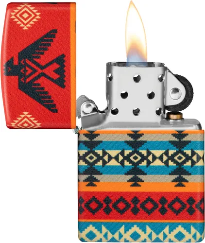 Vista 3 de Zippo Encendedor: Patrón de Thunderbird Indio - 540 Color 48524