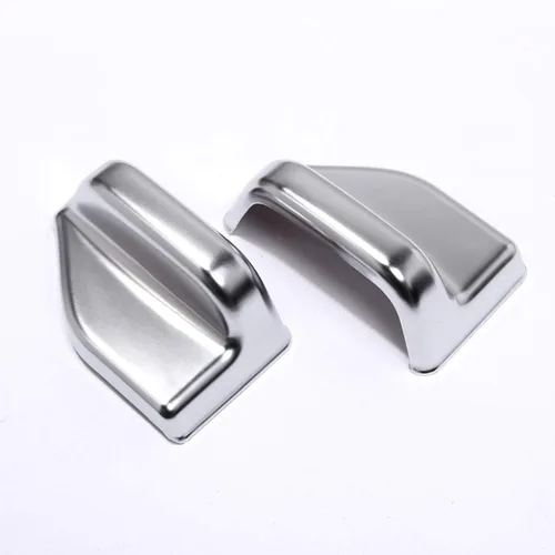 Vista 8 de YIWANG ABS cromo cinturones de seguridad cubierta ajuste 2 unids para Mercedes Benz CLA GLA B clase W117 auto accesorios