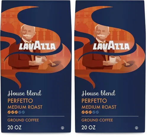 Vista 12 de Lavazza Perfetto Mezcla de café molido, tostado oscuro, 12 oz