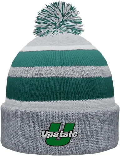Vista 53 de NCAA Prime - Gorro de punto de invierno con pompón plegable
