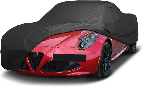 Vista 52 de iCarCover Funda de automóvil personalizada de alta calidad para Alfa Romeo 147 2002-2007, resistente, impermeable, para todo tipo de clima, lluvia